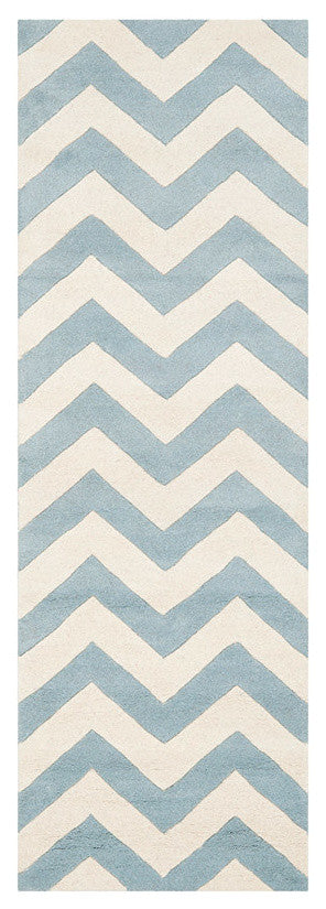 Safavieh Chatham Cht715B Blue, Ivory Area Rug