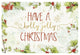 "Christmas Sentiments I" Digital Paper Print by Katie Pertiet, 32"x22"