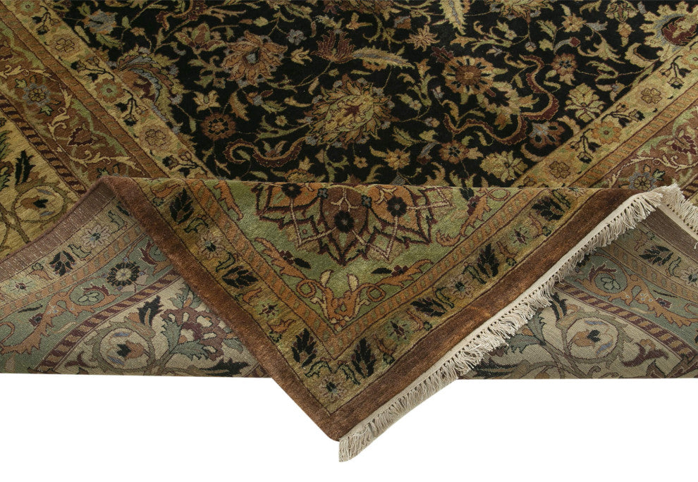 Rug N Carpet - Handmade Oriental 11' 11" x 14' 9" Large Oushak Area Rug