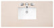 De Soto 48" Single Vanity, Burnished Mahogany, 3CM Eternal Marfil Quartz Top