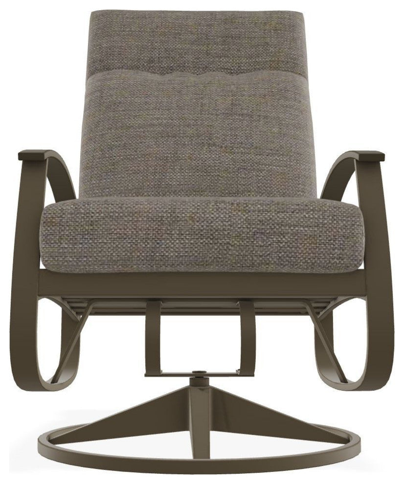 Belle Isle Cushion Deep Seat Outdoor Swivel Rocker, Cast/Beachwood