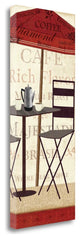 "Tango Coffee II" By Veronique Charron, Giclee Print on Gallery Wrap Canvas