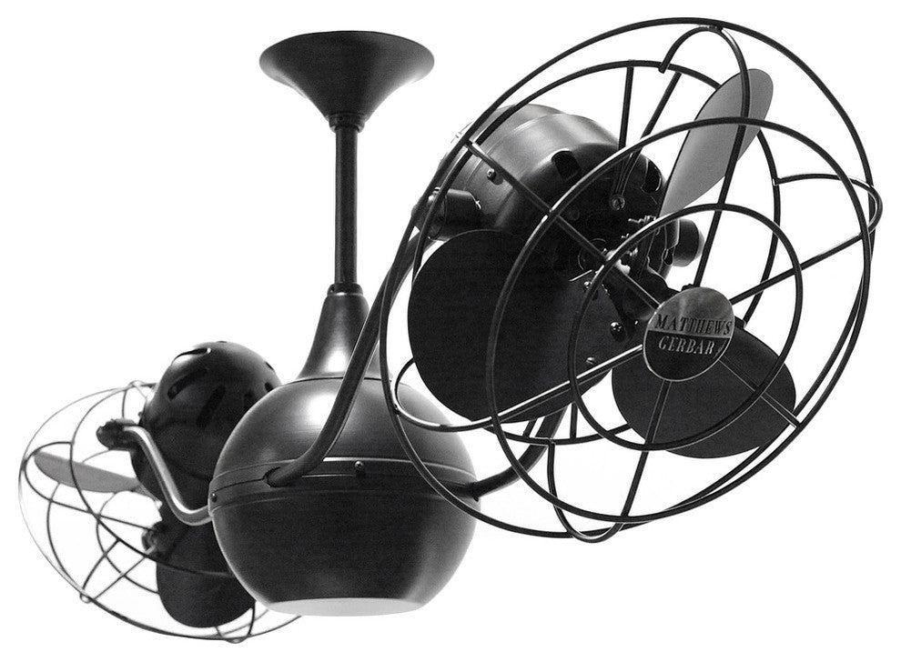 Vent Bettina Rotational Ceiling Fan, Polished Brass