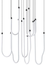 ET2 E24988 Soleil 36"W Multi Light Pendant - Black