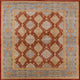 Ahgly Company Indoor Square Mid-Century Modern Area Rugs, 7' Square