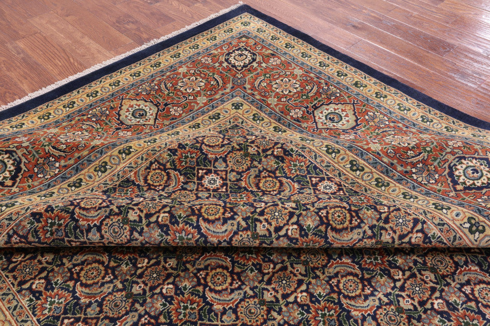 Hand Knotted Persian Hill Herati Wool Rug 9' 0" X 12' 0" Q7169