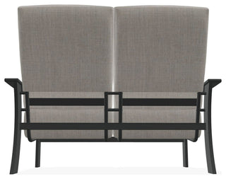 St. Catherine Deep Seat Outdoor Loveseat, Cast Silver/Graphite