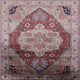 Ahgly Company Indoor Square Mid-Century Modern Area Rugs, 4' Square