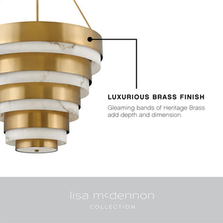 Hinkley Echelon Medium Multi Tier, Heritage Brass
