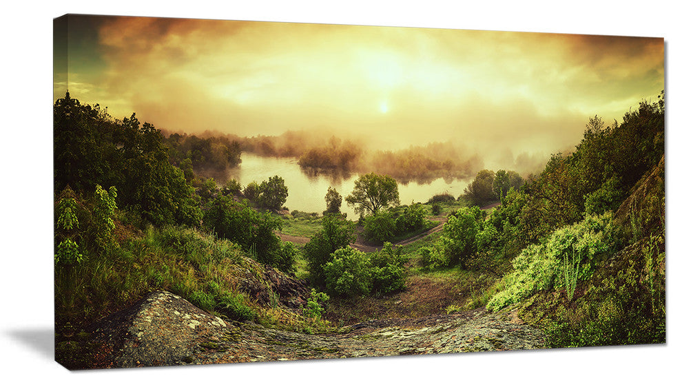 "Vintage Raising" Canvas Print