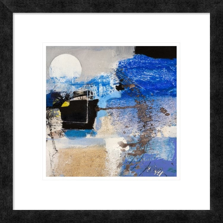 "Moonlight (detail)" Framed Digital Print by Arthur Pima, 20"x20"