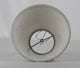3x6x5" Linen Chandelier Lamp Shade, Natural With Blue Vintage Script, Set of 6