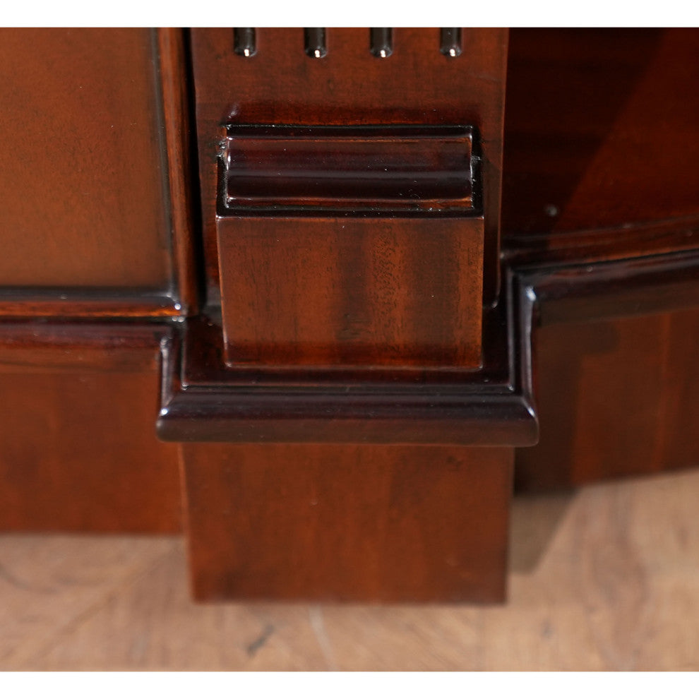 NOF115 Mahogany Credenza With Pullout Slide