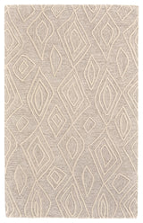 Weave & Wander Fadden Rug, Ivory/Natural, 5'x8'