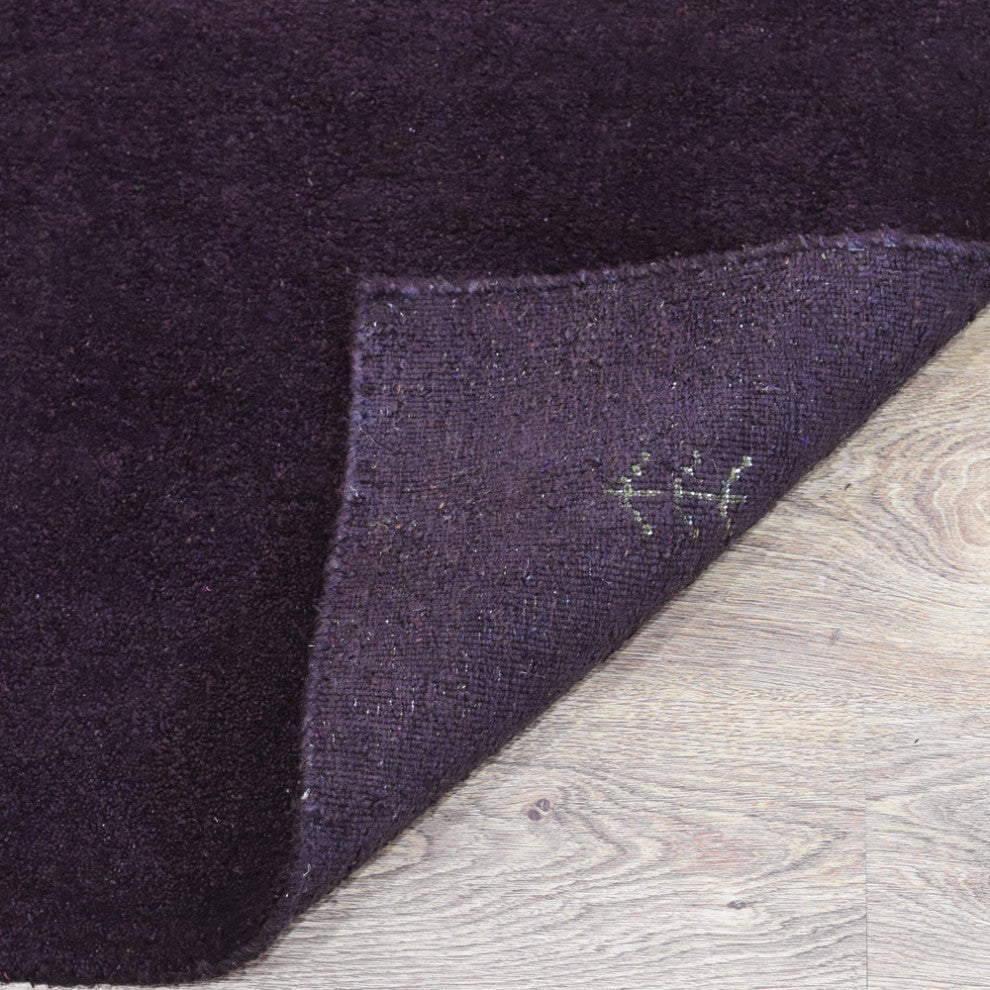 HAND KNOTTED LOOM SILK ECO-FRIENDLY AREA RUG -6'x9',Rectangle,Brown,Contemporary