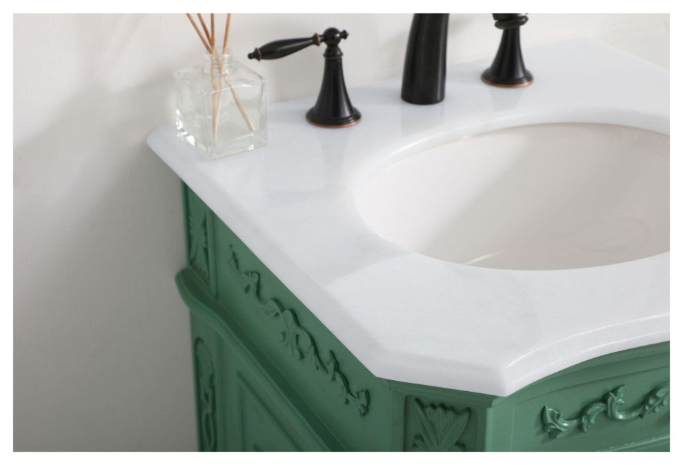 Elegant Lighting VF10121-VW Danville 21" - Antique White