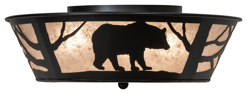 22 Wide Bear on the Loose Flushmount