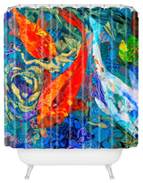 Elizabeth St Hilaire Nelson Koi Shower Curtain