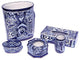 Traditional Talavera Ceramic Bathroom Set