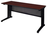 Fusion 66"x24" Training Table, Mahogany