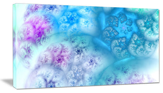 Clear Blue Magic Stormy Sky, Abstract Canvas Art Print, 32x16