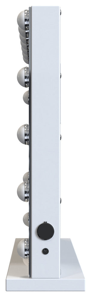 Hollywood Aurora LED Vanity Mirror, White