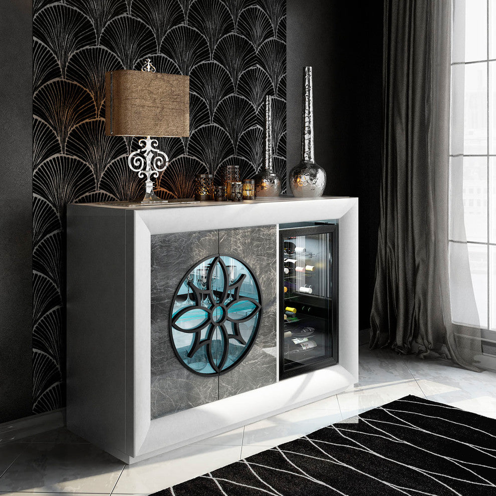 Saphire W04 Wine Cabinet, 3, Matt Finish