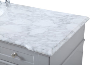 Weston Single Bathroom Vanity Set, Grey, 60