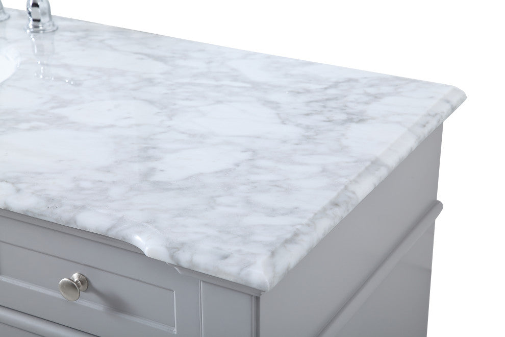 Weston Single Bathroom Vanity Set, Grey, 60