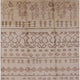 Ahgly Company Indoor Square Mid-Century Modern Area Rugs, 4' Square