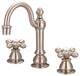 Water Creation Vintage Classic Widespread Lavatory Faucet With Pop-Up Drain