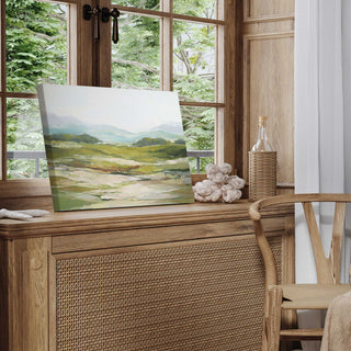 "Loyal Daydreamers" - A Serene Valley Scene for Modern Home Decor