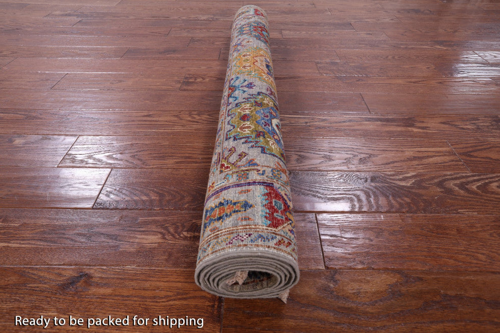 4' 0" X 6' 1" Fine Turkmen Ersari Handmade Rug - Q12478