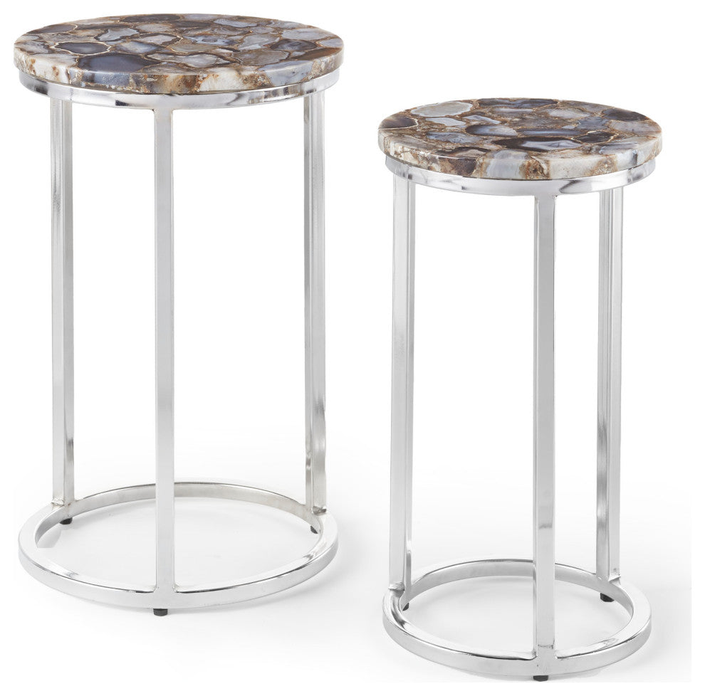 Onyx Agate Top Nesting Table