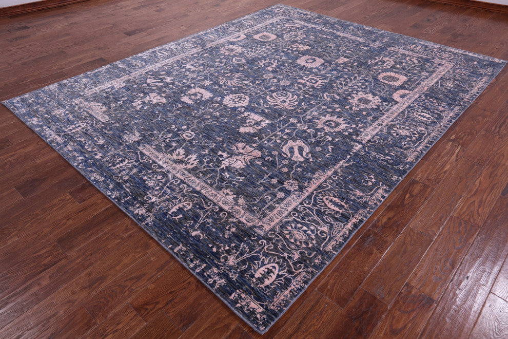 Wool & Silk Hand Knotted Persian Rug 8' 1" X 10' 2" - Q15772
