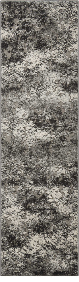 Michael Amini Gleam MA603 Runner Rug, Ash, 2'2" x 7'6"