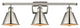 INNOVATIONS LIGHTING 516-3W-PN-M8 Smithfield 3 Light Bath Vanity Light