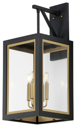 Maxim 30056 Neoclass 4 Light 29" Tall Wall Sconce - Black / Gold