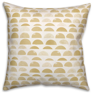 Half Circles 5 16x16 Indoor / Outdoor Pillow