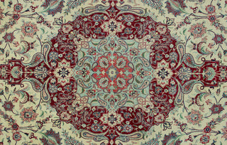 Pak-Persian Kazvin Ivory Rug 12'2"x18'2"