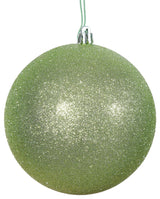 10" Celadon Glitter Ball Drilled Cap