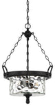 Amilla 3-Light Inverted Pendant, Natural Iron