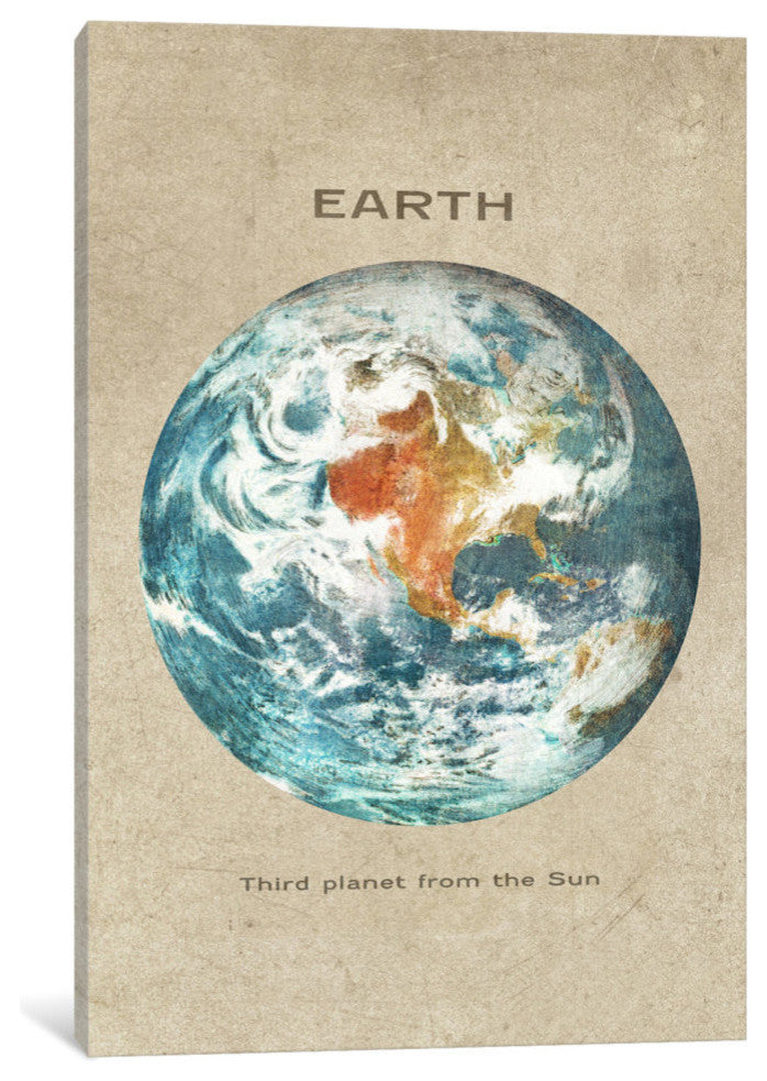 "Earth Portrait" by Terry Fan, 40x26x1.5