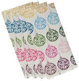 Decorative Holiday Napkin, Set of 4, Teal