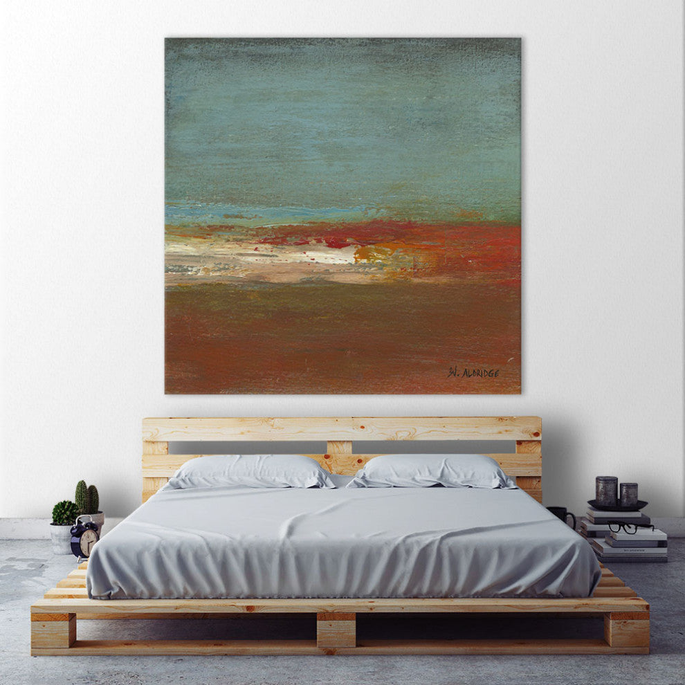 "Sea Horizon III" Fine Art Giant Canvas Print, 84"x84"