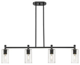 Crown Point 4 43.75" Island Lighting Matte Black
