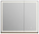 Hesili Frameless Surface-Mount LED Lighted Bathroom Medicine Cabinet, 32"