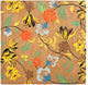 Safavieh Soho Soh736A Floral Rug, Brown/Multi, 6'0"x6'0" Square