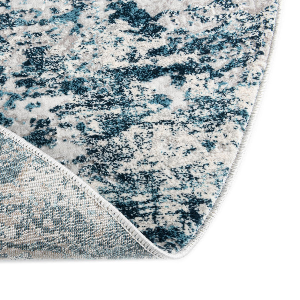 Unique Loom Elizabeth Finsbury Rug, Blue, 7'10"x10' Oval