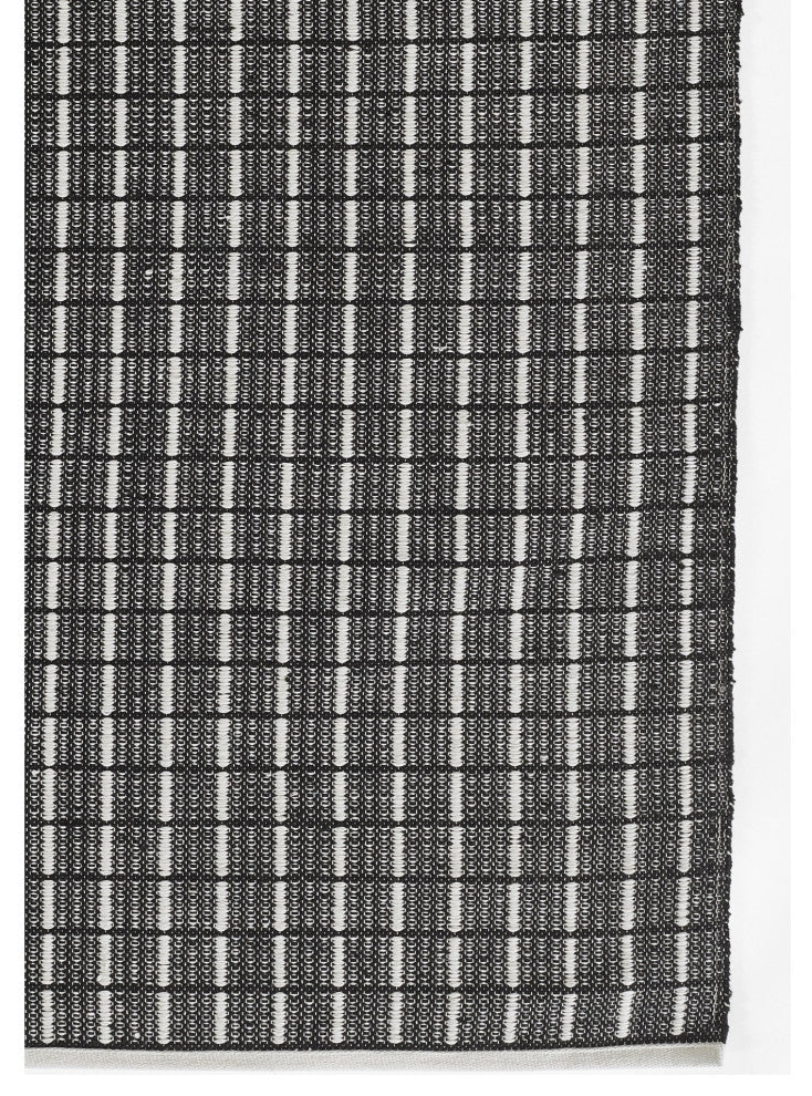 Novogratz Malmo MLO-2 Grid/Black -2' X 3'